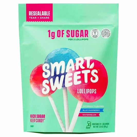 Smart Sweets Hard Candies Lollipop 86gm