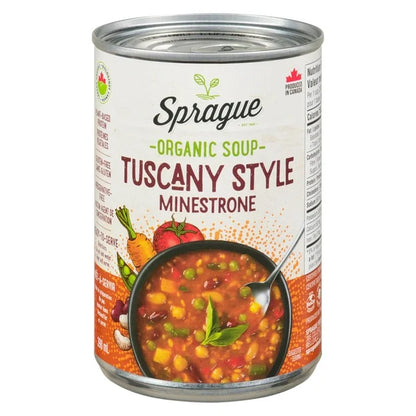 Sprague Organic Tuscany-Style Minestrone Soup 398mL