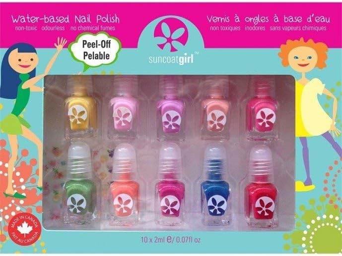 Suncoat Girl Mini Nail Kit Party Palette 10 pack