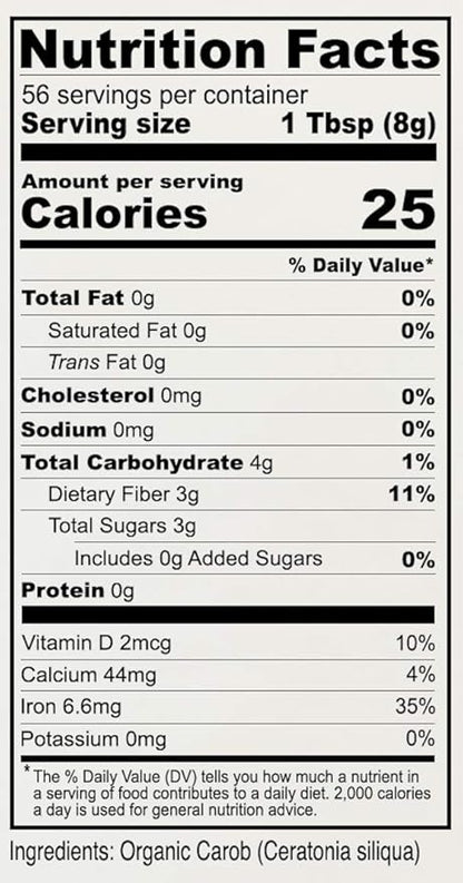 Anthony's Organic Carob Powder 454gm