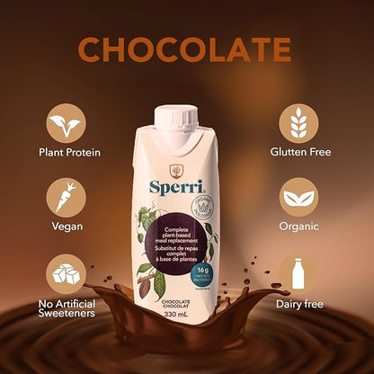 Sperri Plant Based Meal Replacement Chocolate 330ml
