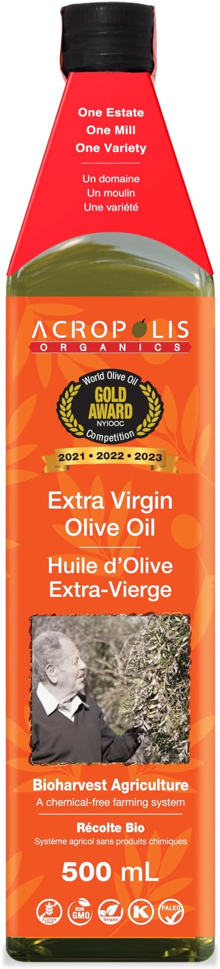 Acropolis EVO Oil Bioharvest Agriculture 500ml