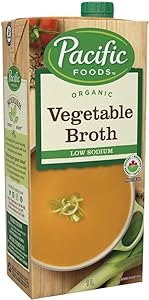 Pacific Natural Foods Organic Low Sodium Vegetable Broth 1L