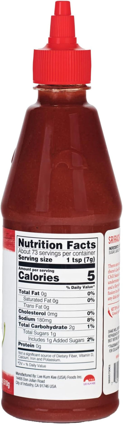 Lee Kum Kee Sriracha Chili Sauce 435ml