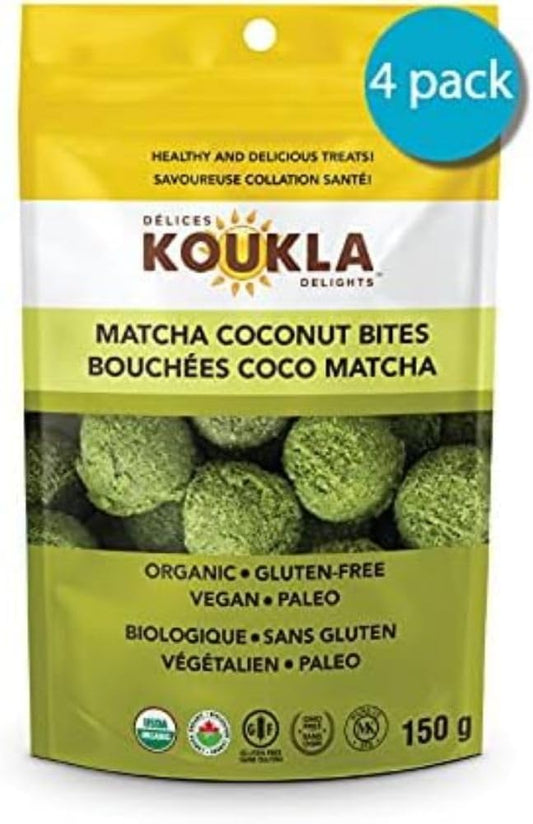 Koukla Matcha Coconut Bites 150g