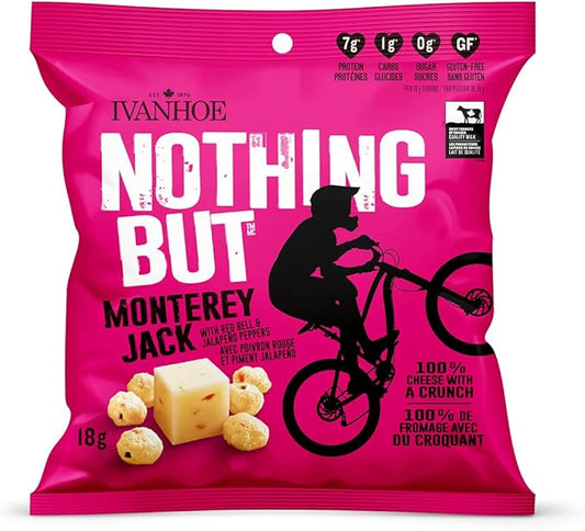 Ivanhoe Nothing But Monterey Jack Cheese 18gm