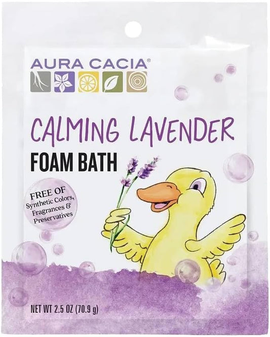 Aura Cacia Calming Lavender Foam Bath for Kids 70.90gm