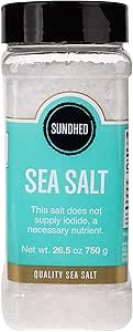 Sundhed Coarse Pure Natural Sea Salt 750gm