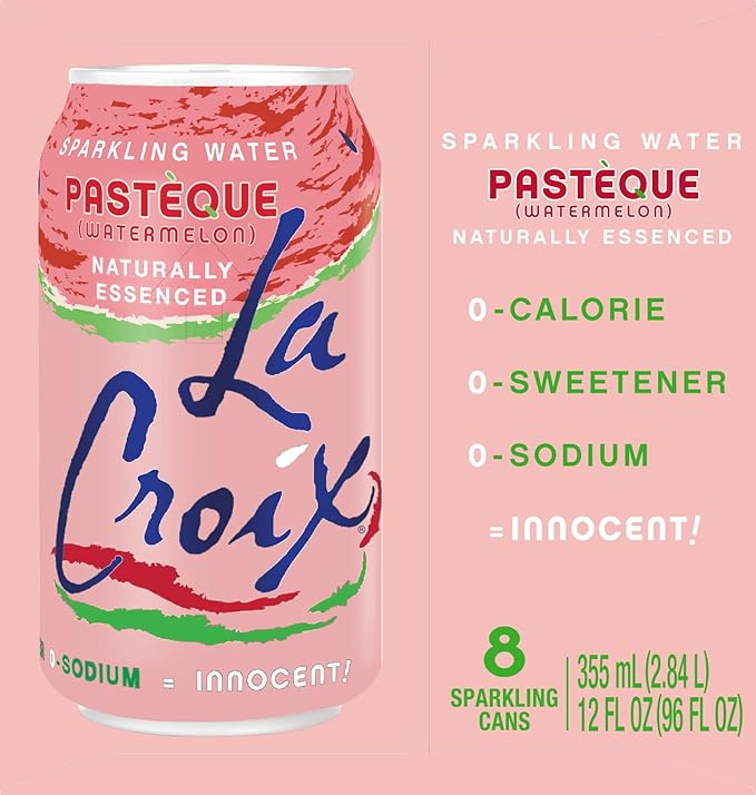 La Croix Watermelon Sparkling Water 8 pack