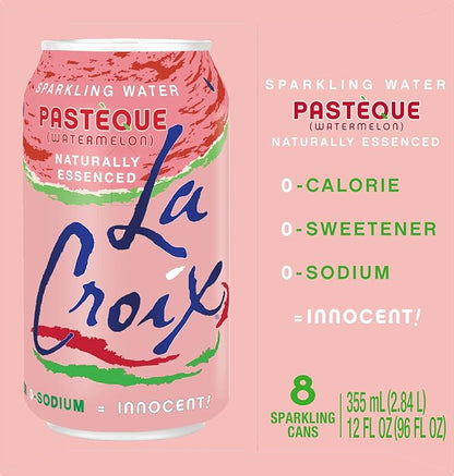 La Croix Watermelon Sparkling Water 8 pack