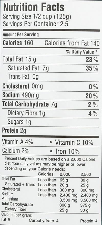 Indian Life Coconut Cashew Cooking Sauce