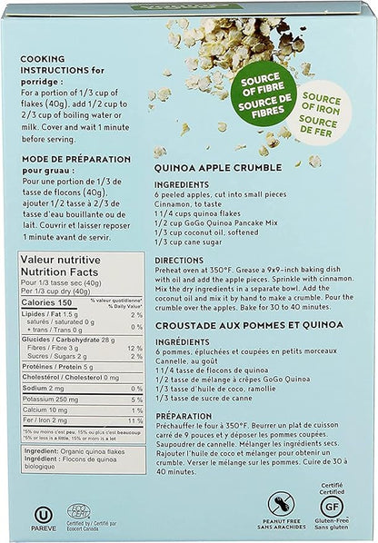 GoGo Organic Quinoa Flakes 350gm