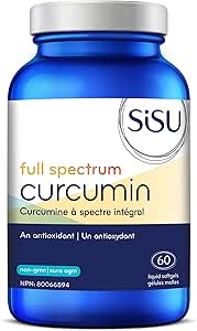 SISU Full Spectrum Curcumin (Novasol) 60 softgels
