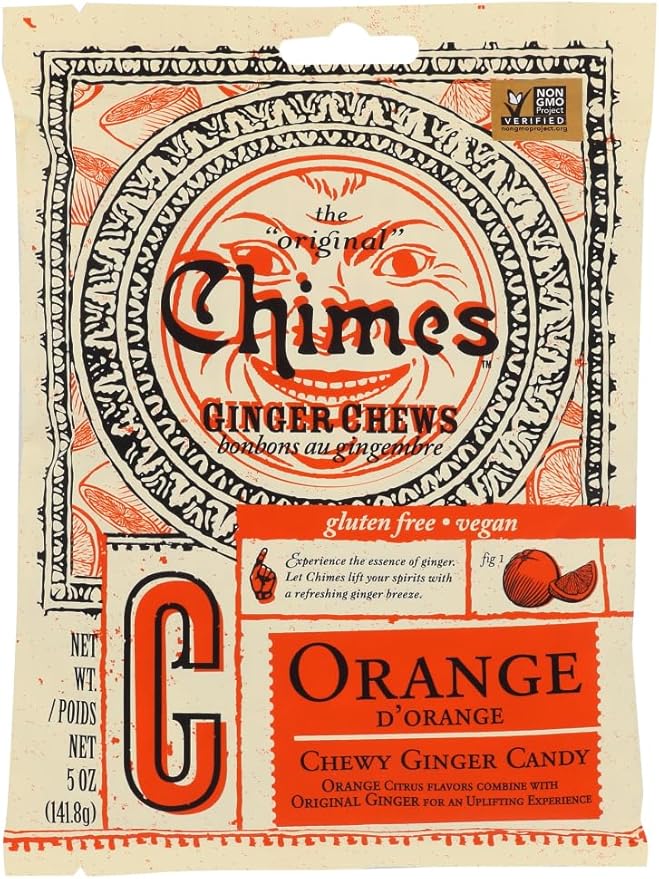 Chimes Orange Ginger Candy Chews 142 gm