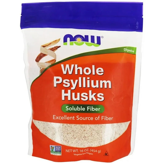 Now Psyllium Husks whole bag (1lb)