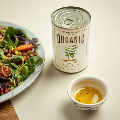 Eat Wholesome Organic Green Lentils 398ml