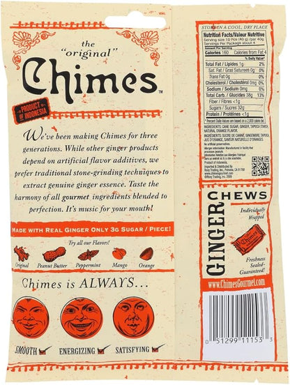 Chimes Orange Ginger Candy Chews 142 gm