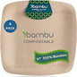 Bambu All Occasion Veneerware Plates Square 11" 8 pc set