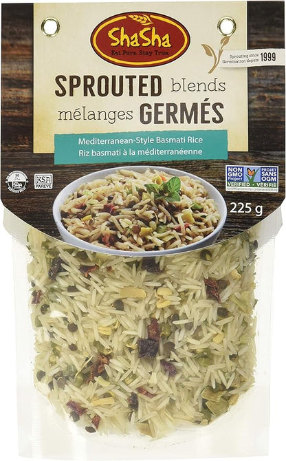 Shasha Organic Mediterranean Style Basmati Rice 225g