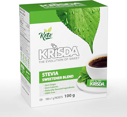 Krisda Organic Stevia Packets 100gm