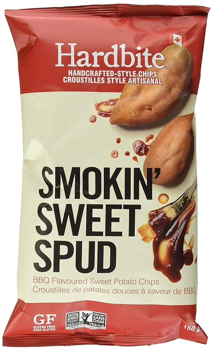 Hardbite Smokin' Sweet Spud Chips 150g