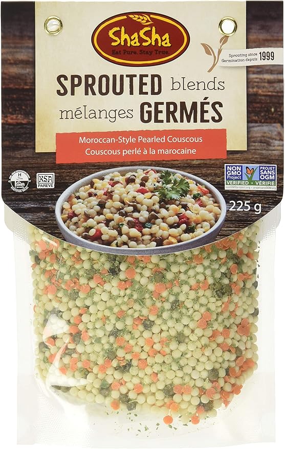 Shasha Organic Moroccan Style Pearled Couscous 225g