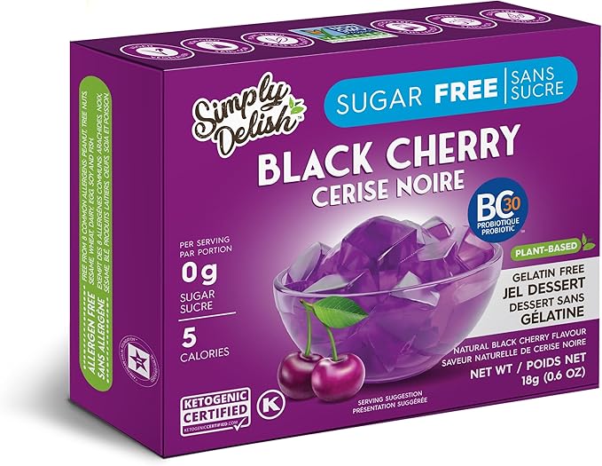 Simply Delish Black Cherry Jel Dessert
