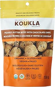 Koukla Peanut Butter Bites with CHocolate Chips 150gm