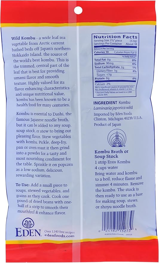 Eden Foods Wild Kombu 60gm