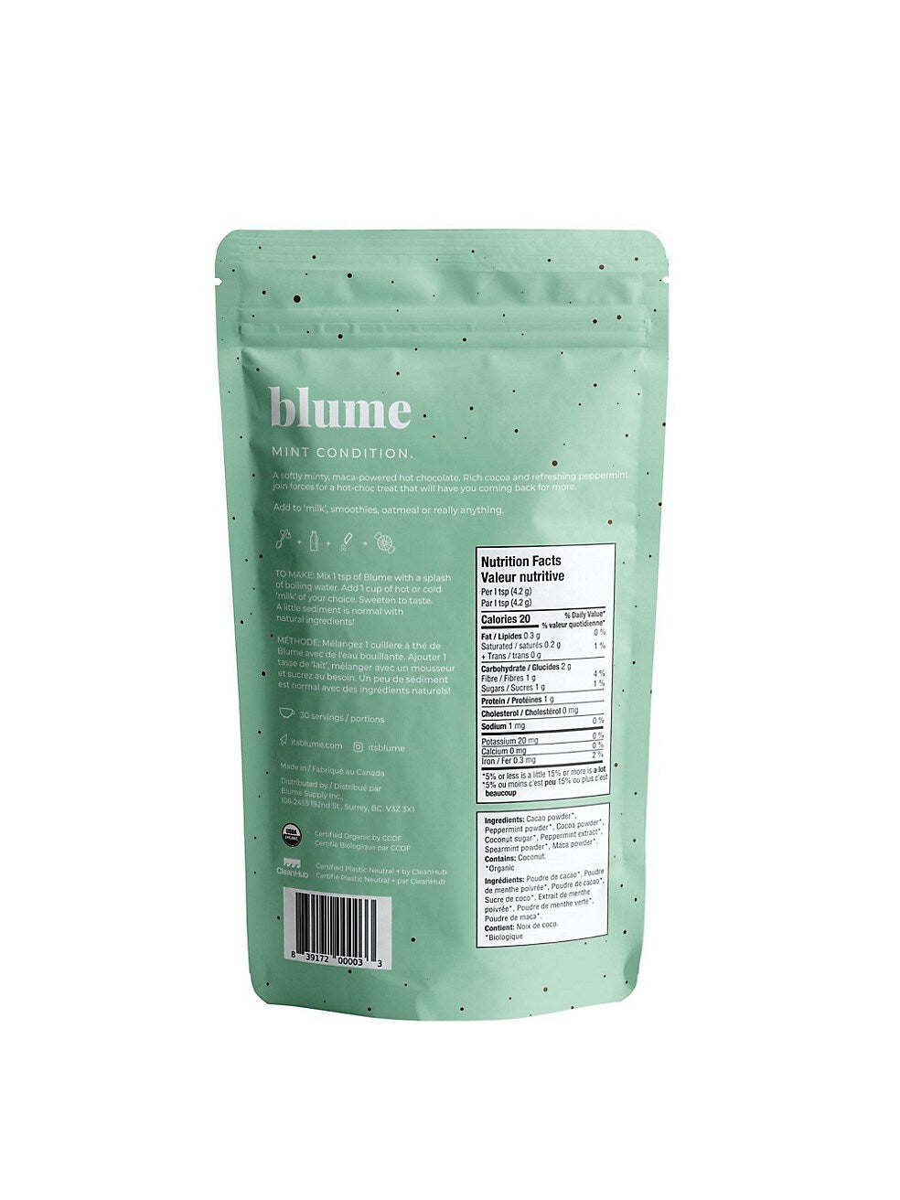 Blume Mint Cocoa Blend 125gm