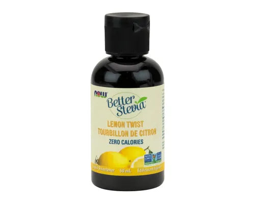 Now Better Stevia Lemon Twist Liquid 60ml