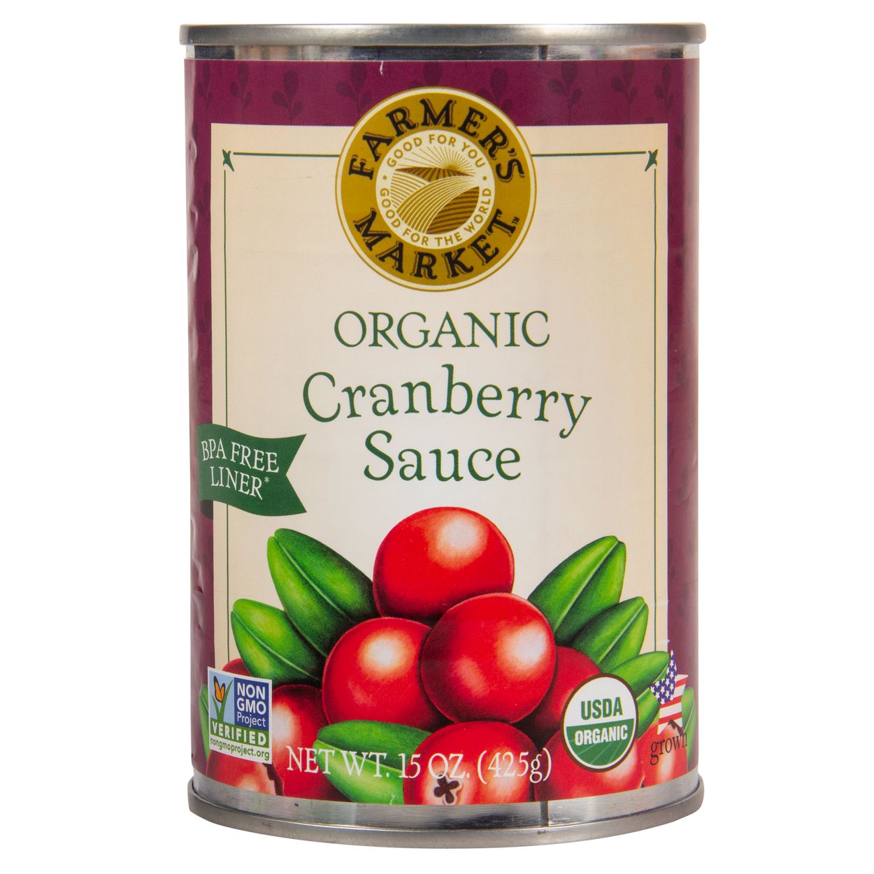 Farmer's Market Organic Cranberry Sauce 426ml