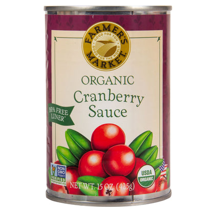 Farmer's Market Organic Cranberry Sauce 426ml