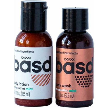 Basd Invigorating Mint Body Wash and Body Lotion duo