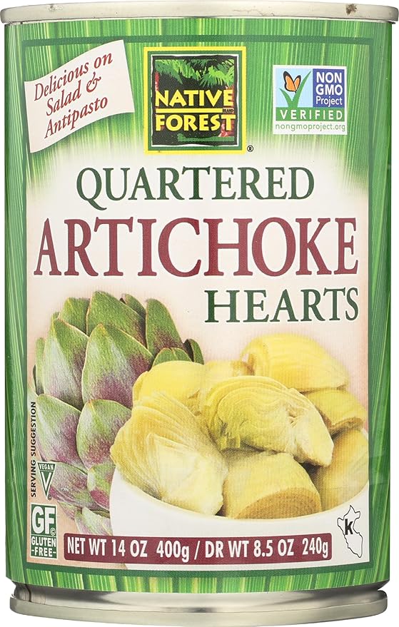 Native Forest Organic Artichoke Heart quarters 400gm