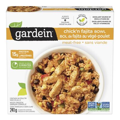 Gardein Chick'n Fajita Bowls 241gm