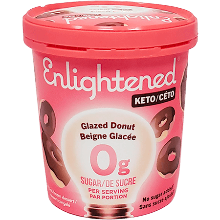 Enlightened Keto Glazed Donut Ice Cream 473ml