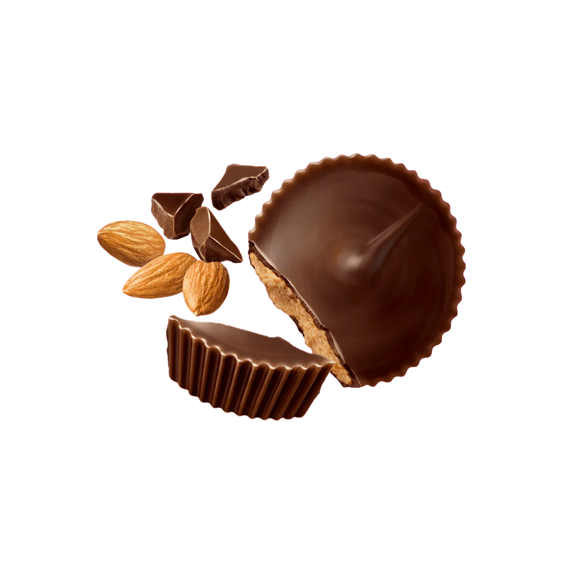 Chocxo Organic Dark Chocolate Almond Butter Cups 98gm