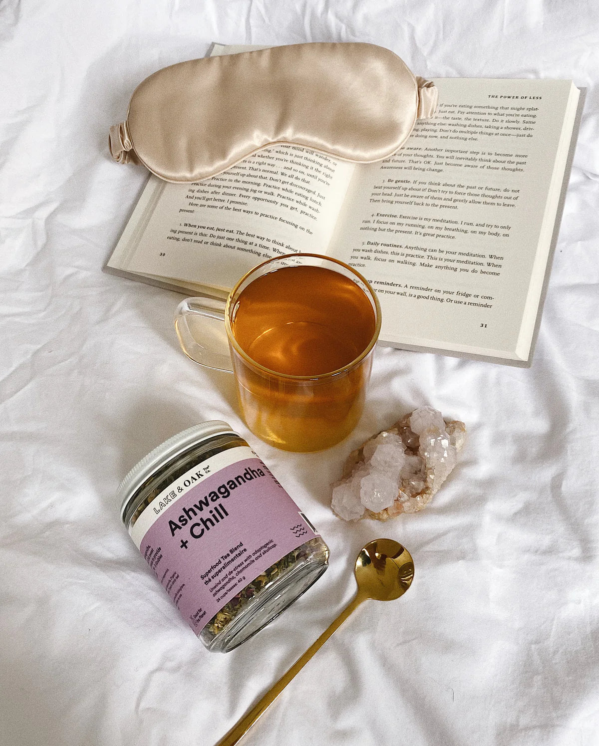 Lake and Oak Ashwagandha +Chill Superfood Tea Blend 60gm