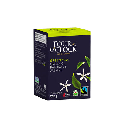 Four O' Clock Organic Jasmine Green Tea 16 ct.