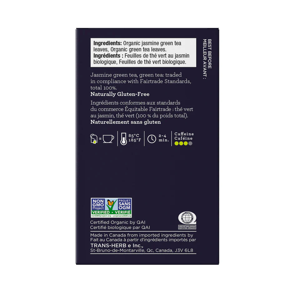 Four O' Clock Organic Jasmine Green Tea 16 ct.