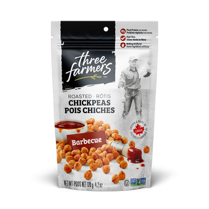 Three Farmers Roasted Barbecue Chickpea 120gm