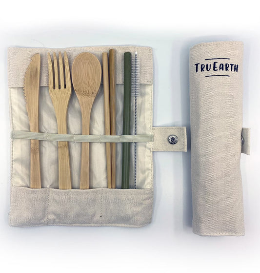 Tru Earth Bamboo Cutlery Set 5pc set