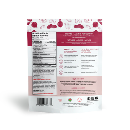 Organic Traditions Latte Beet with Probiotics 150gm
