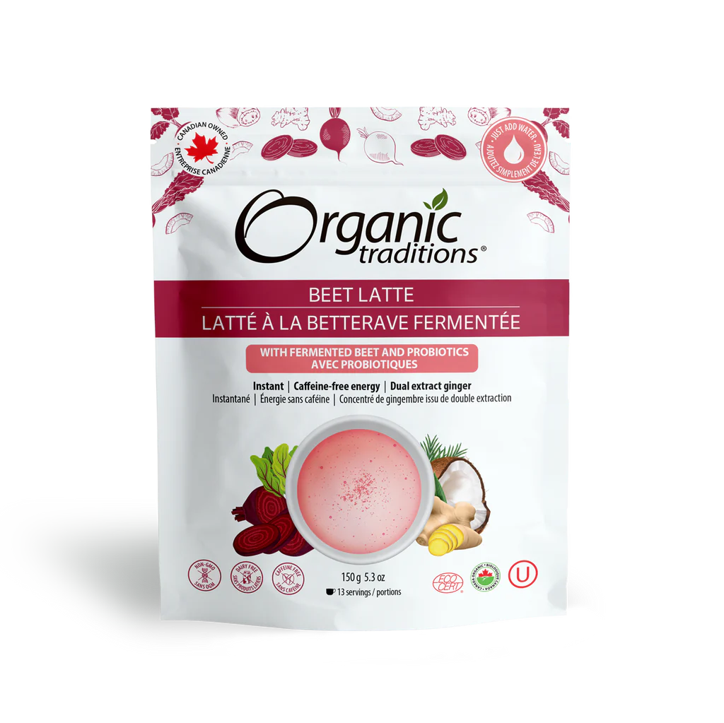Organic Traditions Latte Beet with Probiotics 150gm