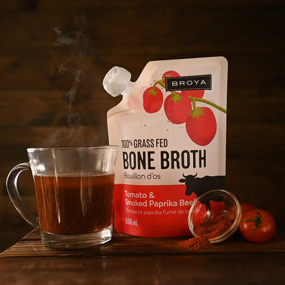 Broya Tomato and Smoked Paprika Beef Bone Broth 500ml