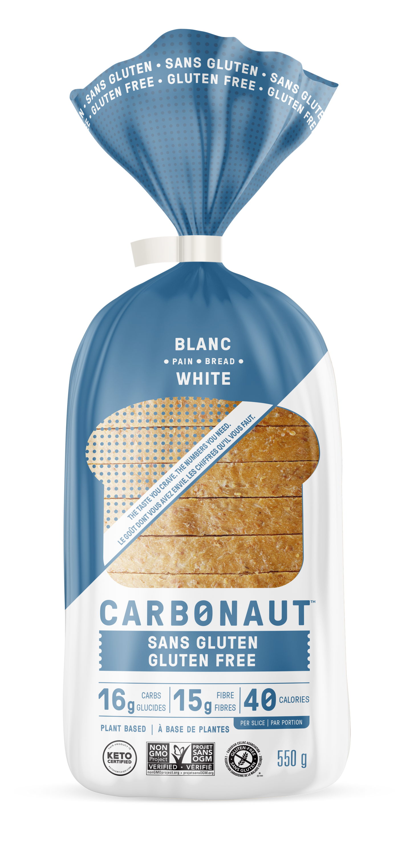 Carbonaut GF White Bread 550gm