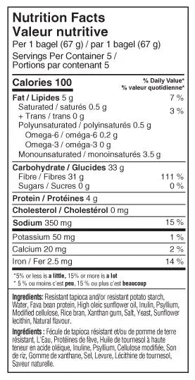 Carbonaut Gluten Free Plain Bagels 335gm