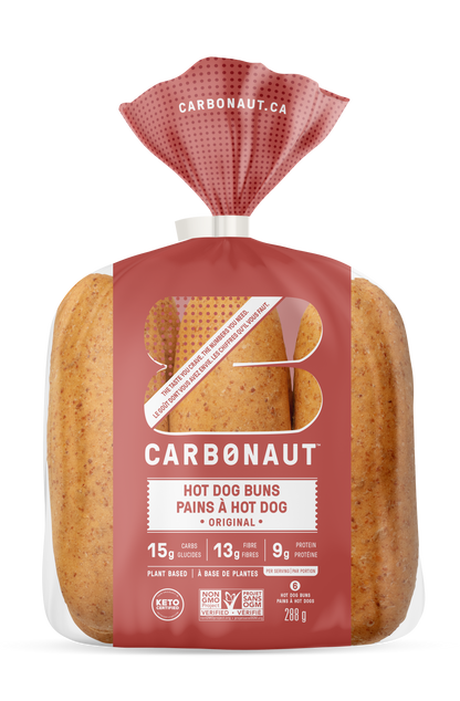 Carbonaut Hot Dog Buns 6 ct 300g