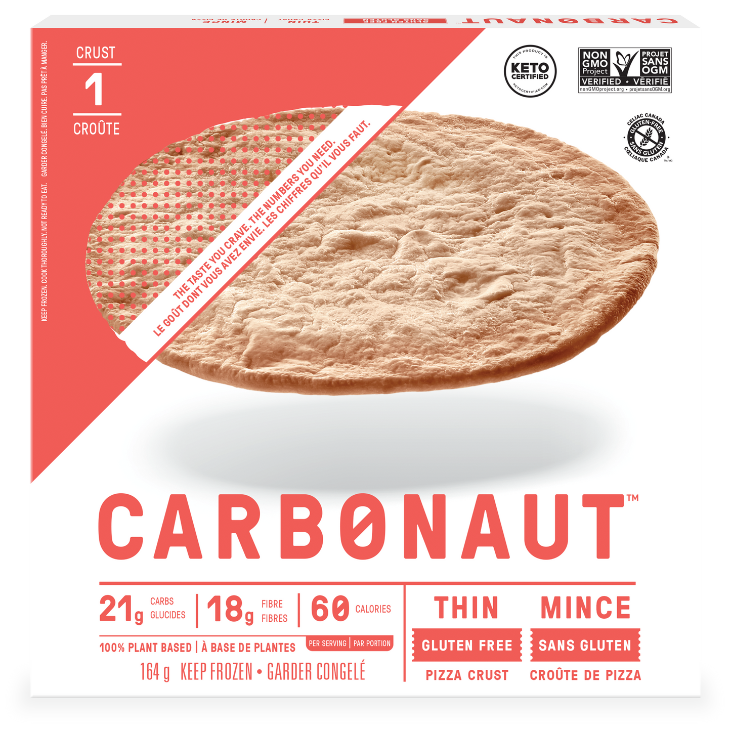 Carbonaut GF Thin Pizza Crust 164gm